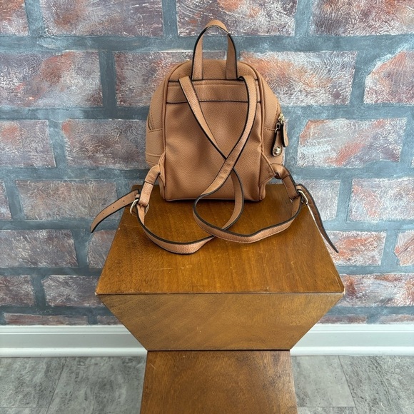 Marc New York Brown Vegan Leather Backpack - Picture 10 of 13